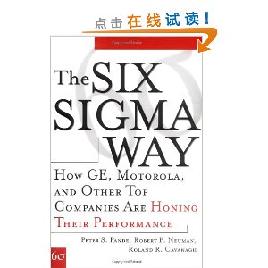 The Six Sigma Way: How GE, Motorola, and Other Top Companies are Honing Their Performance