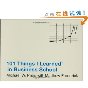 101 Things I Learned in Business School ?