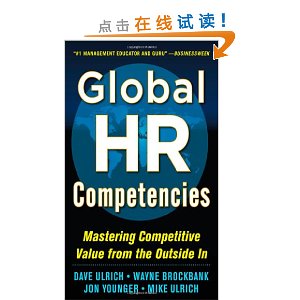 Global HR Competencies: Mastering Competitive Value from the Outside-In