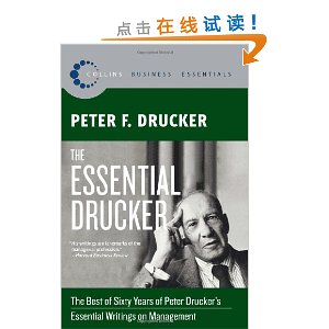 The Essential Drucker: The Best of Sixty Years of Peter Drucker's Essential Writings on Management