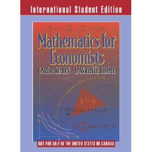 Mathematics for Economists