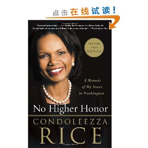 No Higher Honor: A Memoir of My Years in Washington