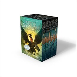 Percy Jackson and the Olympians 5 Book Paperback Boxed Set (new covers w/poster)