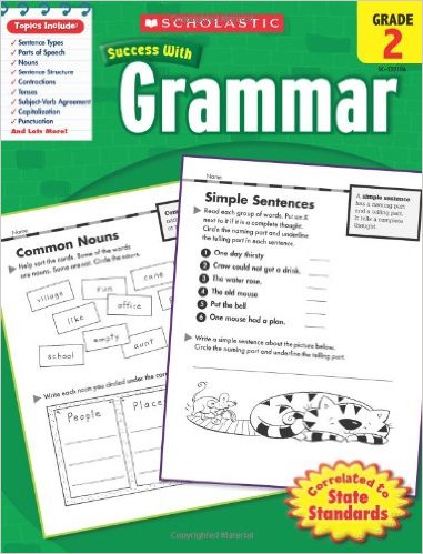 Scholastic Success With Grammar, Grade 2