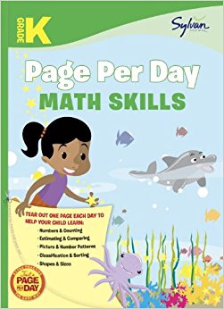 Kindergarten Page Per Day: Math Skills