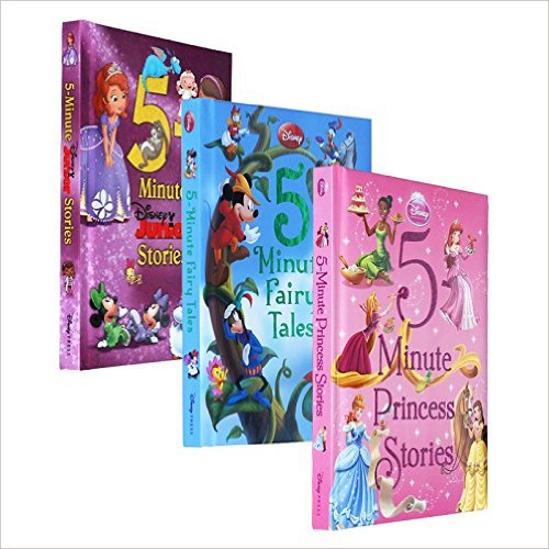 ʿ5ӹ-Ů 3ϼ Ӣԭ Disney 5-Minute Princess Stories  Ůͯ ˯ǰ ͯ