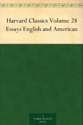 Harvard Classics Volume 28 Essays English and American (ѹ)