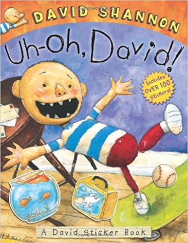 Uh-Oh, David!: A David Sticker Book