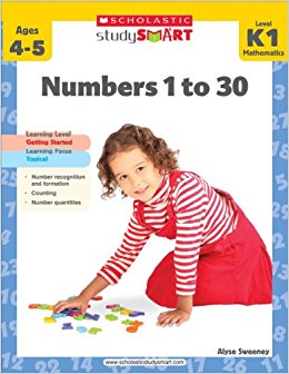 Numbers 1 to 30: Ages 4-5