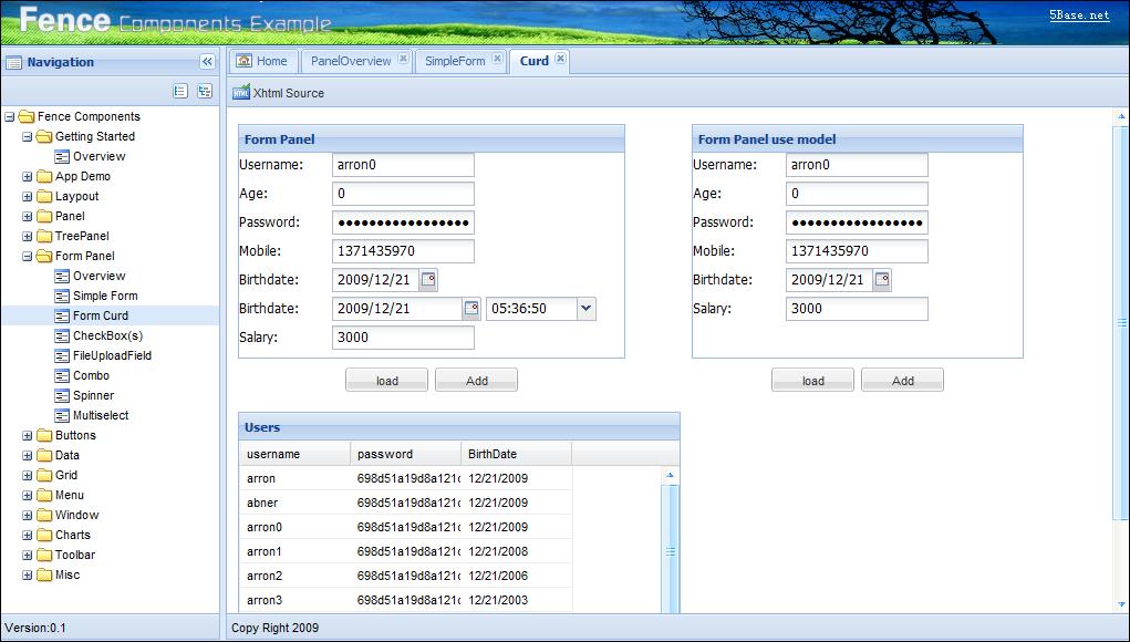 extjs3.0+JSFϣϴʵ߿Ч