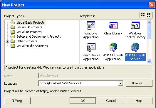 ת Visual Studio 2010 д ASP.Net Web Service