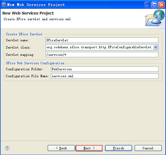 Myeclipse6.5ʹXFireWebServiceļ