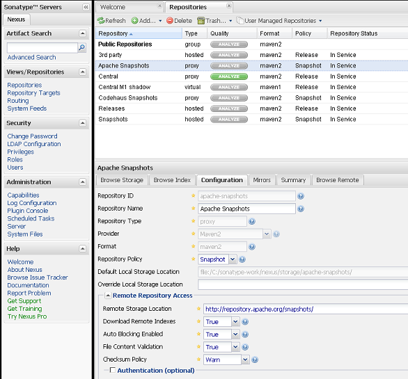 EclipseĴJAVA WEB-Maven Nexus