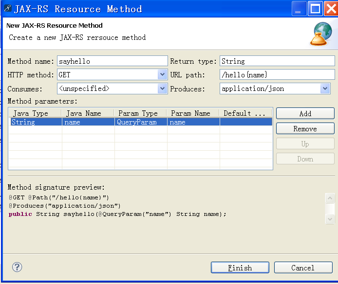 һ룬ӣʵ java restful webservice