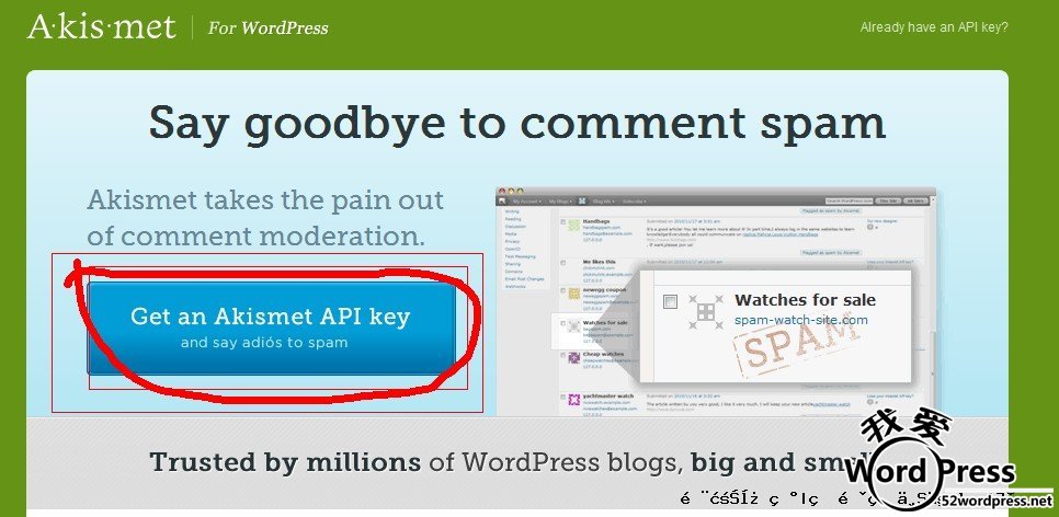 wordpress˵:Akismet API KeyעͼĽ̳