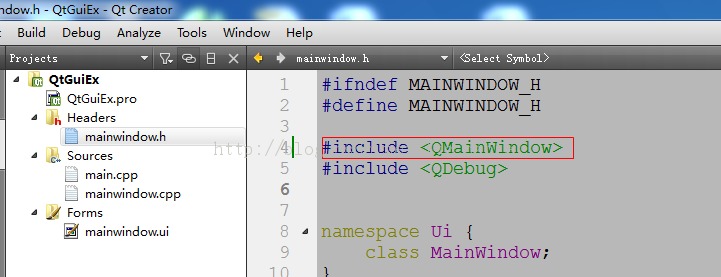 Qt CreatorУinclude·̣ôҵӦͷļ