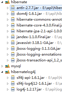 hibernate4.3.0ʹlog4jʱjarȡй