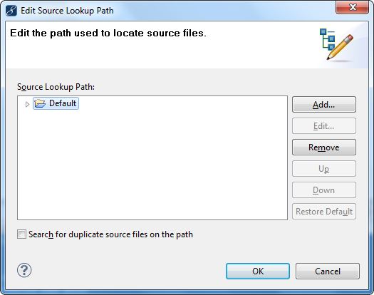 Eclipse  debug ʱҪ Edit Source Lookup Path ƽĿĽ