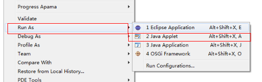 Eclipse ôpopupMenusչҼ˵