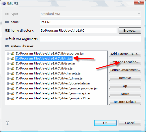 Eclipse      JavaDoc