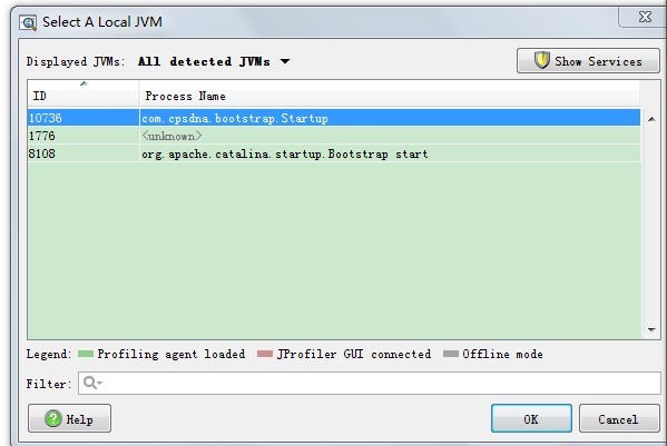 jProfiler6.2.3ڴ洢ָ