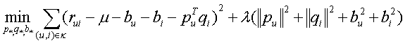 baselinesvdstochastic gradient descentĸԻƼϵͳ