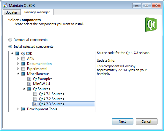 QT SDK  MySql windows 7 