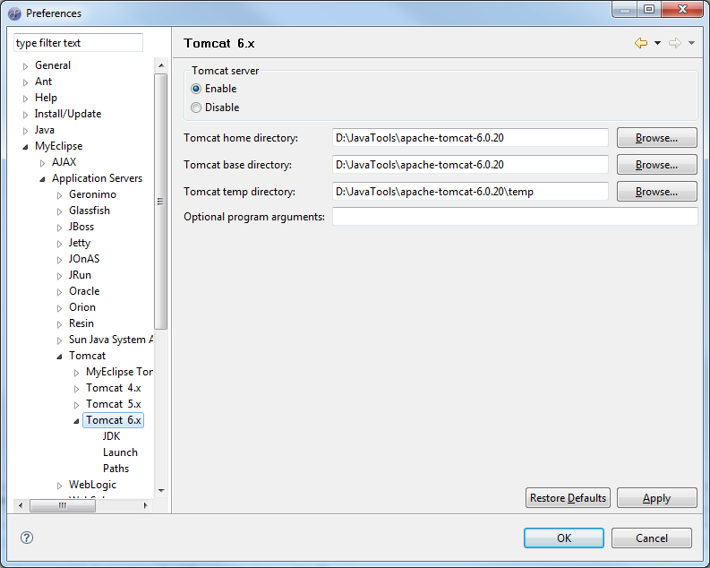 OpenEJB + Tomcat + MyEclipse + MySQLչEJB 3.0