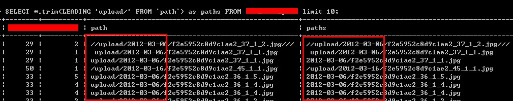 MYSQL﷨Ӧtrimɾַ