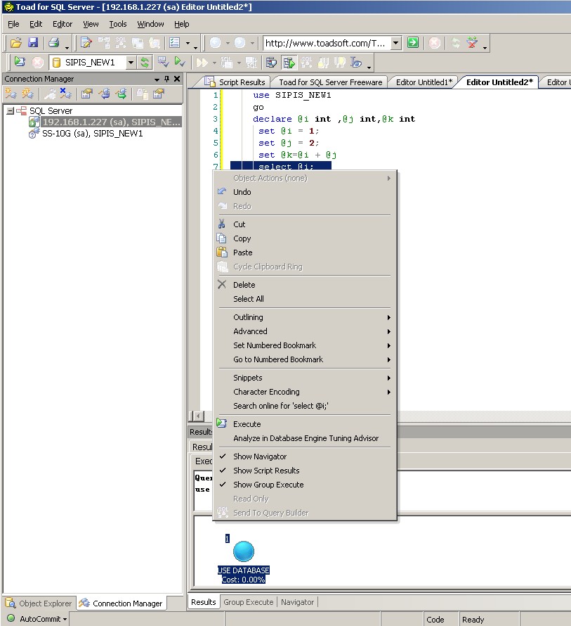 кλù toad for sql server