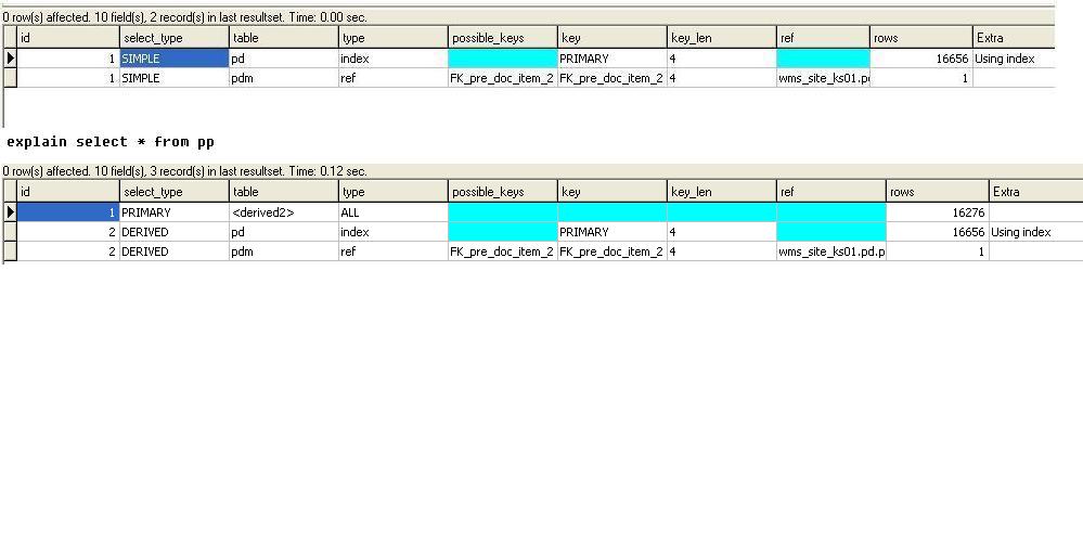 EXPLAIN sqlŻ裨3DERIVED