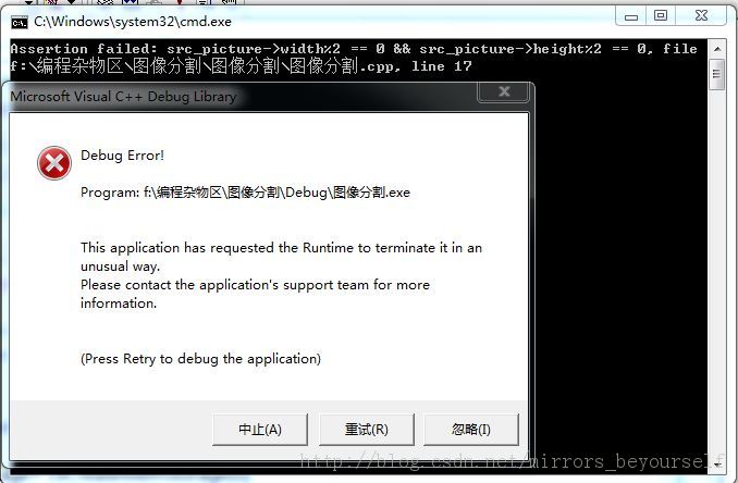 ڡ Assertion failed:src_picture->width%2== 0 && srcpicture-height%2== 0й⣨δ⣩