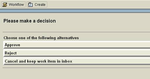 ת Building a simple Workflow via "User Decision" and "Mail"