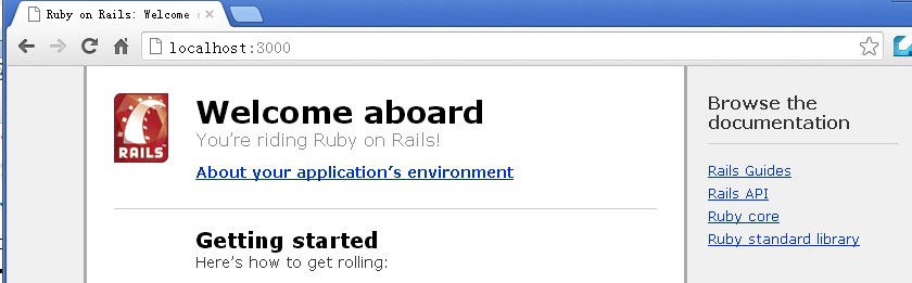 ˽Ruby On Rails-Getting Started with Rails