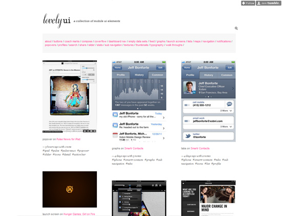 Mobile UI Design Patterns: ʮ+ Sites for Inspiration