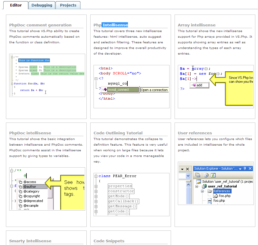 VS.PHP + YiiFramework ϿPHPӦ