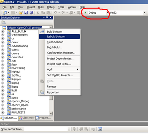 VS2008 openCV