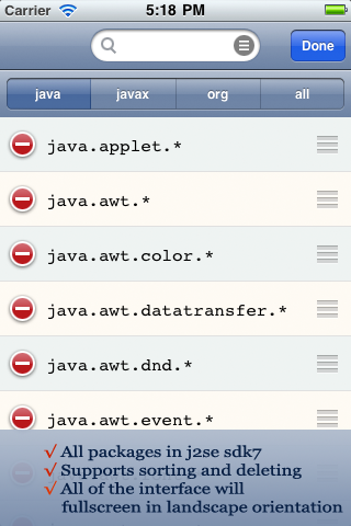 iPhoneӦãJava API Reference / 30룬СҲ²