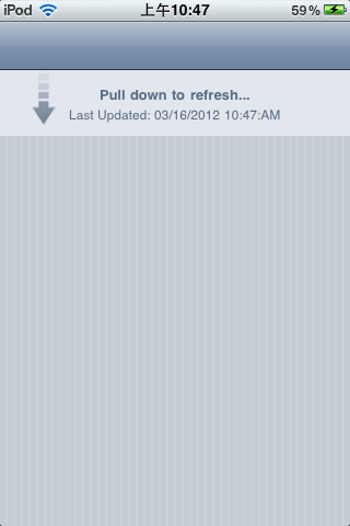 EGORefreshTableHeaderView - iPhoneбб
