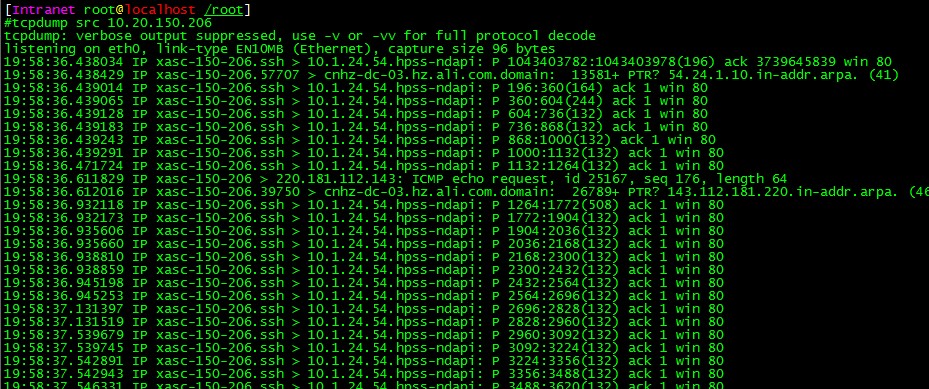 linux tcpdump