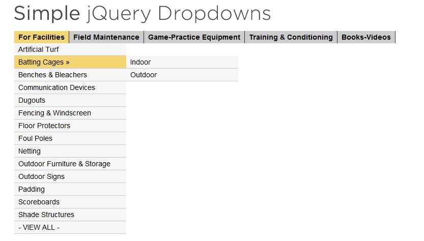 Simple jQuery DropdownsCSSѧϰС